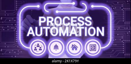 Conceptual display Process AutomationTransformation Streamlined Robotic To avoid Redundancy. Business approach Transformation Streamlined Robotic To Stock Photo