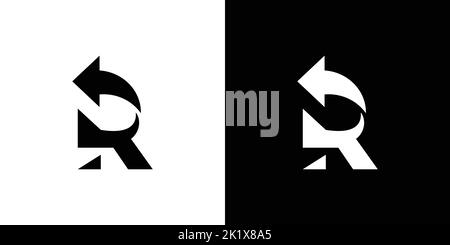 Modern and cool letter E combination direction logo design Stock Vector ...