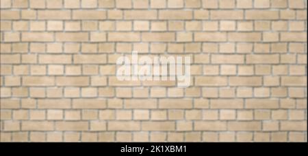 brick wall background blurred, out of focus brick backdrop, brick pattern blurred Stock Photo
