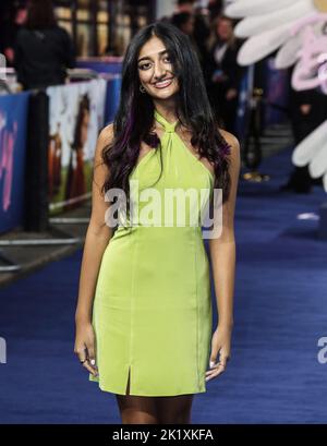 London, UK. 20th Sep, 2022. Komal Nambiar seen attending the UK premiere of Catherine Called Birdy at the Curzon Mayfair in London. Credit: SOPA Images Limited/Alamy Live News Stock Photo