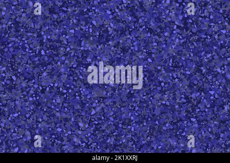 Blue rubber running coat seamless texture top view. Abstract track coating pattern. Vector playground or tennis court material. Grunge granular closeu Stock Vector