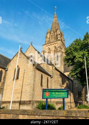 Cathedral Church of St Barnabas Nottingham Nottinghamshire England Stock Photo