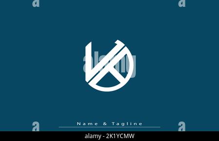Alphabet letters Initials Monogram logo LB , BL Stock Vector