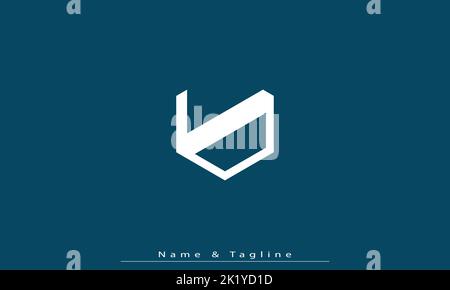 Alphabet letters Initials Monogram logo LD , DL Stock Vector