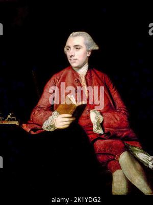 Anthony Chamier (1725-1780), English official, financier and politician, portrait painting in oil on canvas by Sir Joshua Reynolds, 1767 Stock Photo