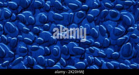 Small Rocks Repeat Blue seamless background. Widescreen backdrop with copy space, usable ...