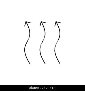 Wind, Air Icon Vector Illustration Logo Template. Suitable For Many Purposes. Stock Vector