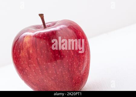 Red and green apple farm Stock Photo