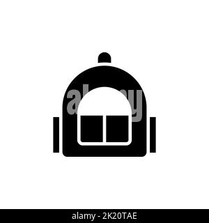 Backpack, School, Rucksack, Knapsack icon design concept Stock Vector