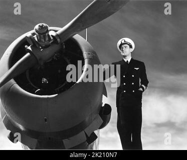 ERROL FLYNN in DIVE BOMBER 1941 director MICHAEL CURTIZ screenplay Frank Wead and Robert Buckner music Max Steiner Warner Bros. Stock Photo