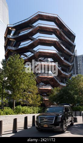 The Vessel in Hudson Yards, Manhattan, NYC, USA Stock Photo