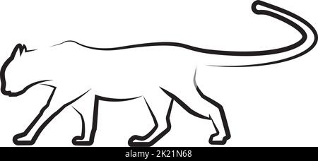 Puma Logo design vector illustration design template Stock Vector
