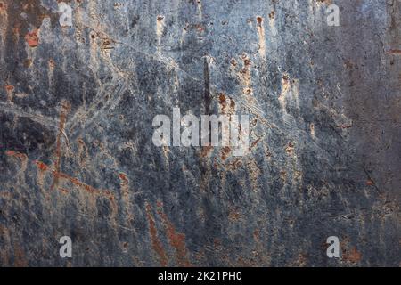 Old weathered rusty iron metal texture background Stock Photo