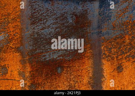 Old weathered rusty iron metal texture background Stock Photo