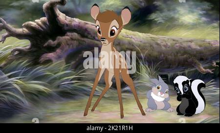 BAMBI, THUMPER, FLOWER THE SKUNK, BAMBI II, 2006 Stock Photo