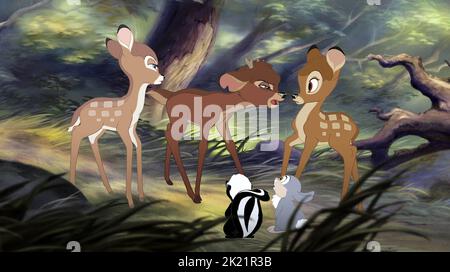 FALINE, RONNO, FLOWER THE SKUNK, THUMPER, BAMBI, BAMBI II, 2006 Stock Photo