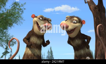 CRASH, EDDIE, ICE AGE: THE MELTDOWN, 2006 Stock Photo