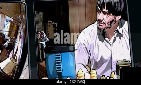 A SCANNER DARKLY, Keanu Reeves, 2006, ©Warner Independent/Everett ...