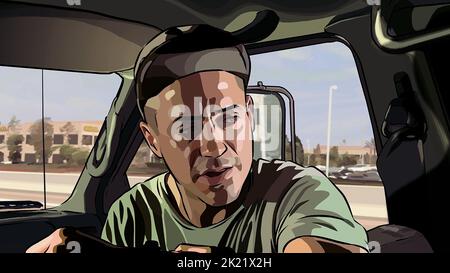 ROBERT DOWNEY JR., A SCANNER DARKLY, 2006 Stock Photo