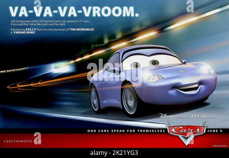 SALLY CARRERA POSTER, CARS, 2006 Stock Photo