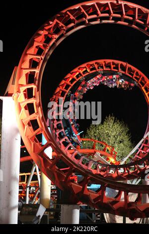 ROLLERCOASTER FINAL DESTINATION 3 2006 Stock Photo Alamy