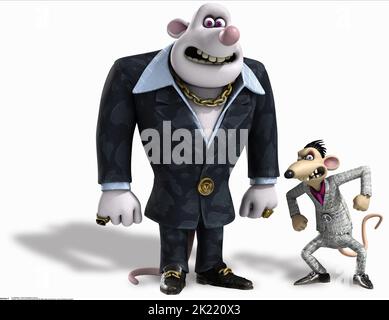 WHITEY, SPIKE, FLUSHED AWAY, 2006 Stock Photo