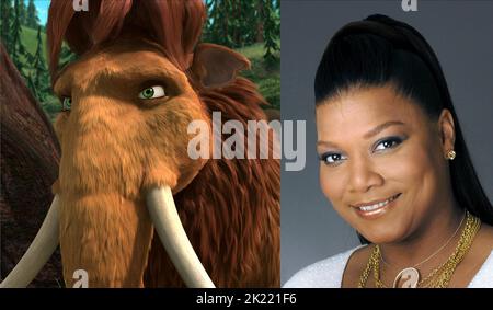 ELLIE, QUEEN LATIFAH, ICE AGE: THE MELTDOWN, 2006 Stock Photo