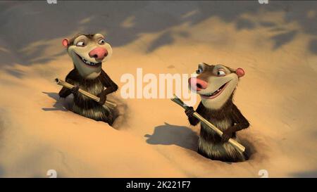 CRASH, EDDIE, ICE AGE: THE MELTDOWN, 2006 Stock Photo