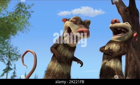 CRASH, EDDIE, ICE AGE: THE MELTDOWN, 2006 Stock Photo