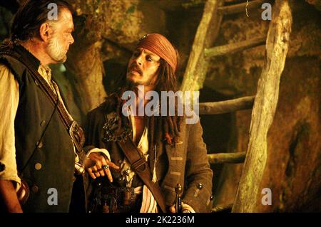 KEVIN R. MCNALLY, JOHNNY DEPP, PIRATES OF THE CARIBBEAN: DEAD MAN'S CHEST, 2006 Stock Photo