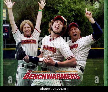 DAVID SPADE, JON HEDER, ROB SCHNEIDER POSTER, THE BENCHWARMERS, 2006 Stock Photo