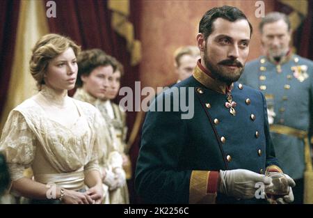 JESSICA BIEL, RUFUS SEWELL, THE ILLUSIONIST, 2006 Stock Photo