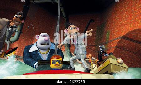 WHITEY,SPIKE, FLUSHED AWAY, 2006 Stock Photo