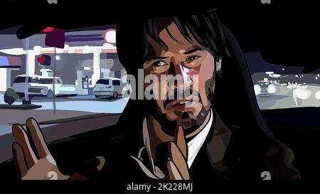 KEANU REEVES, A SCANNER DARKLY, 2006 Stock Photo - Alamy