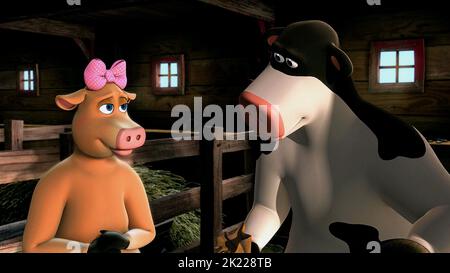 DAISY,OTIS, BARNYARD, 2006 Stock Photo