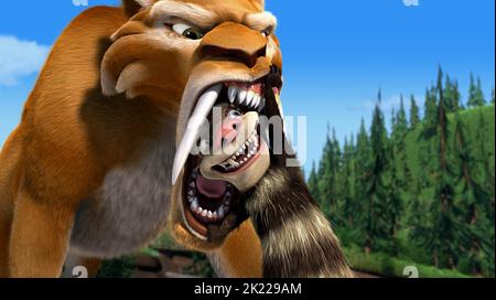 DIEGO,CRASH, ICE AGE: THE MELTDOWN, 2006 Stock Photo