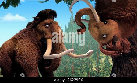 MANNY,ELLIE, ICE AGE: THE MELTDOWN, 2006 Stock Photo