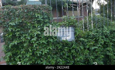 Los Angeles, California USA 15th September 2022 A general view of atmosphere of Singer Marvin Gaye's Murder Location by his Father Marvin Gay Sr. on April 1,1984 at 2101 South Gramercy Place in Los Angeles, California USA. Photo by Barry King/Alamy Stock Photo Stock Photo