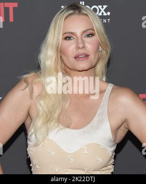 Los Angeles, USA. 21st Sep, 2022. Elisha Cuthbert arrives at the BANDIT World Premiere held at the Harmony Gold in Los Angeles, CA on Wednesday, ?September 21, 2022. (Photo By Sthanlee B. Mirador/Sipa USA) Credit: Sipa USA/Alamy Live News Stock Photo