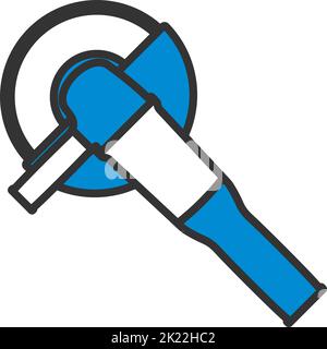 Grinder Icon. Editable Bold Outline With Color Fill Design. Vector Illustration. Stock Vector