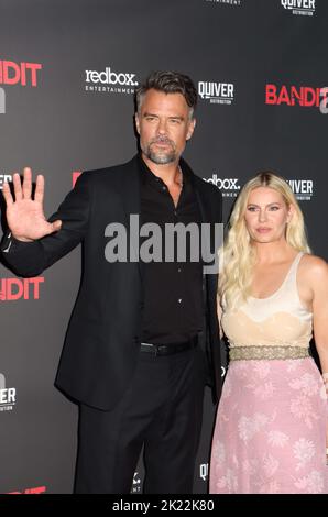 Los Angeles, USA. 21st Sep, 2022. Josh Duhamel, Elisha Cuthbert 09/21/2022 The World Premiere of 'Bandit' held at the Harmony Gold Theater in Los Angeles, CA Photo by Izumi Hasegawa/HollywoodNewsWire.net Credit: Hollywood News Wire Inc./Alamy Live News Stock Photo