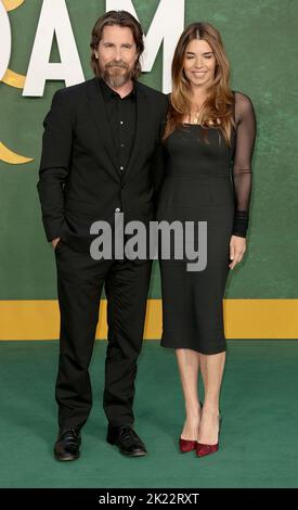 Christian Bale and Sibi Blazic attending the Knight of Cups Premiere