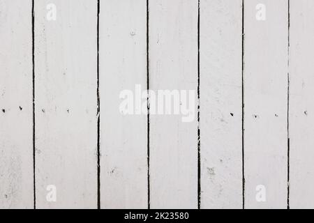 shabby old wood background painted white Stock Photo