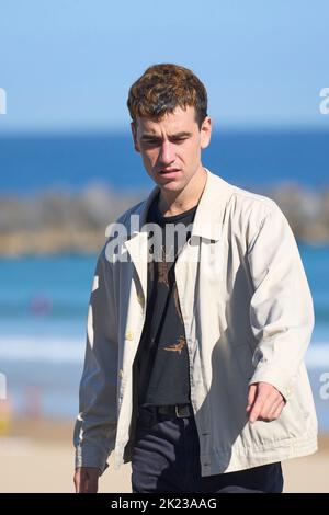 September 22, 2022, Madrid, Madrid, Spain: Alex Monner attended 'La Ruta' Photocall during 70th San Sebastian International Film Festival at Kursaal Palace on September 22, 2022 in Donostia / San Sebastian, Spain (Credit Image: © Jack Abuin/ZUMA Press Wire) Stock Photo