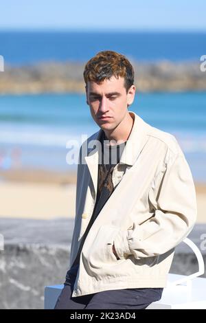 September 22, 2022, Madrid, Madrid, Spain: Alex Monner attended 'La Ruta' Photocall during 70th San Sebastian International Film Festival at Kursaal Palace on September 22, 2022 in Donostia / San Sebastian, Spain (Credit Image: © Jack Abuin/ZUMA Press Wire) Stock Photo