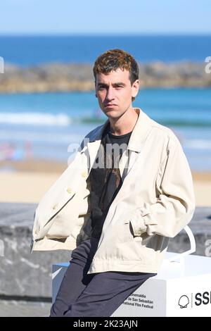 September 22, 2022, Madrid, Madrid, Spain: Alex Monner attended 'La Ruta' Photocall during 70th San Sebastian International Film Festival at Kursaal Palace on September 22, 2022 in Donostia / San Sebastian, Spain (Credit Image: © Jack Abuin/ZUMA Press Wire) Stock Photo