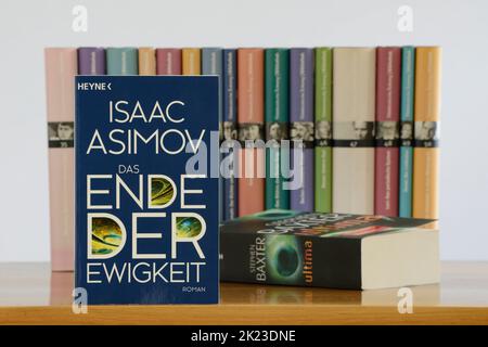 Stephen Baxter Ultima Novel and Isaac Asimov The End of Eternity Stock Photo