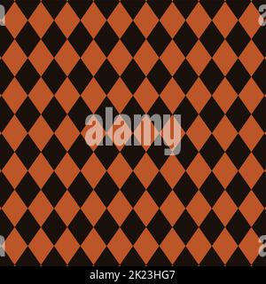 Circus carnival halloween retro vintage dominoes seamless pattern. Stock Vector