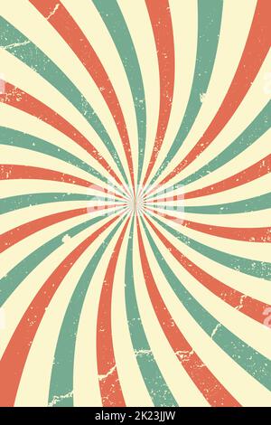 vintage grunge retro background of swirling lines Stock Vector