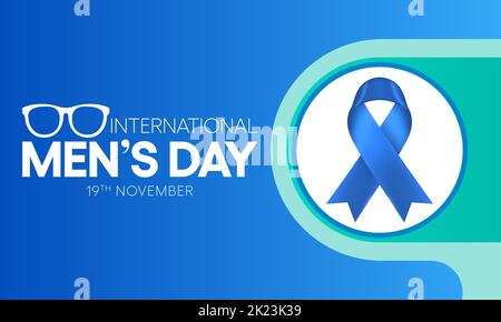 International Men's day (IMD) is observed every year on November 19, Stock Vector